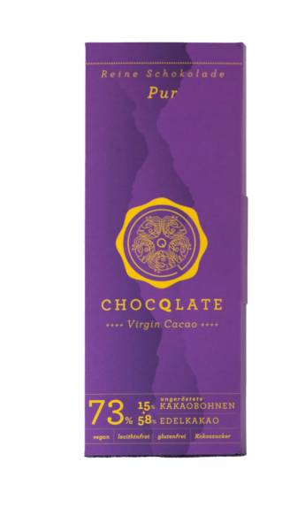 Chocqlate Virgin Cacao Schokolade – Pur